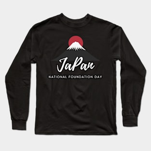 Japan National Foundation Day February 11 Long Sleeve T-Shirt